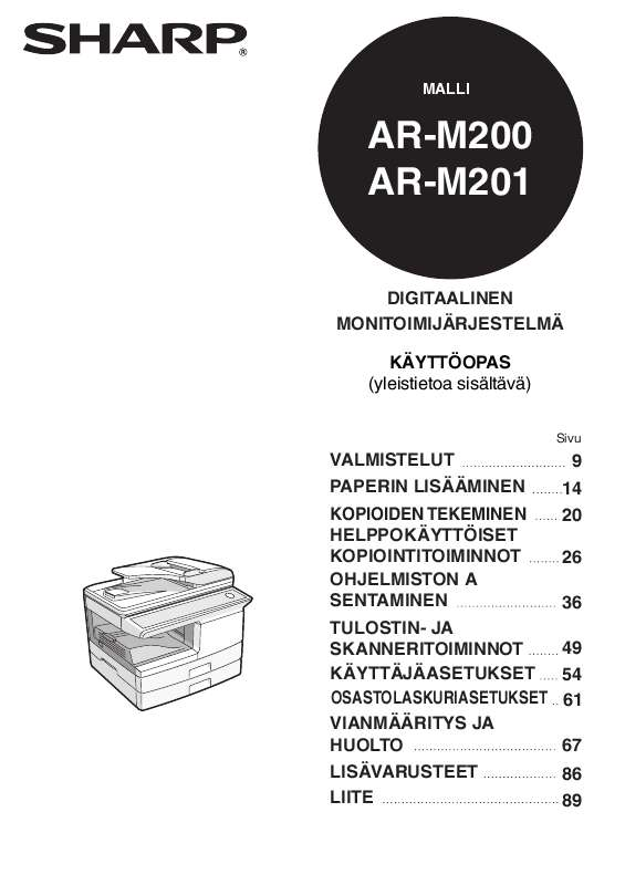 Voit lukea suosituksia käyttäjän oppaista, teknisistä ohjeista tai asennusohjeista tuotteelle.