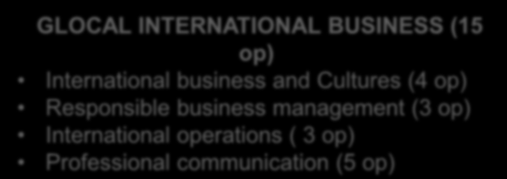 Opetuksen liiketoiminta PRODUCT DEVELOPMENT MANAGEMENT (15 op) Industrial Service Business and productization (5 op) Product development (5 op) Business Financing (5 op) SUPPLY CHAIN MANAGEMENT (15