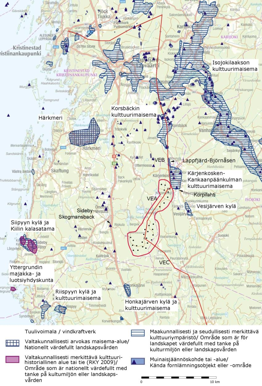 FCG SUUNNITTELU JA TEKNIIKKA OY Mikonkeitaan tuulivoimapuisto 215 Kuva 11.19.