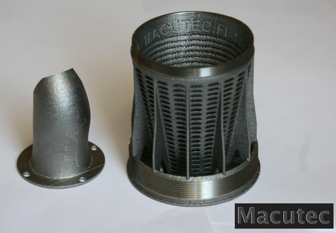 AMF Metalliosat Asiakastarina Metallien 3D tulostus mahdollistaa uuden mittalaitteen kustannustehokkaan valmistamisen Macutecin tutkimuskäyttöön valmistaman optisen mittauslaitteen keskeiset osat