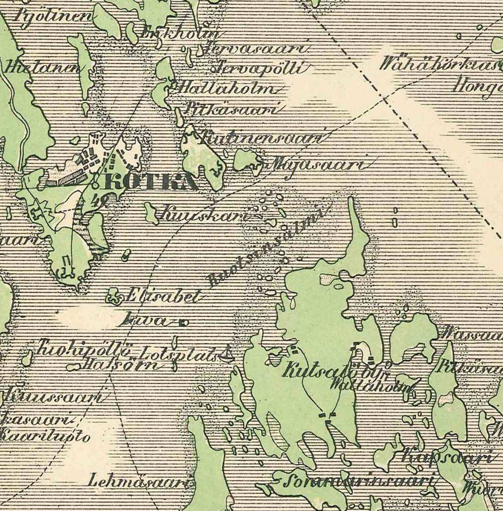 Kustaa Vaasa on päivännyt kirjeitä Viipurin-matkallaan Kuutsalon satamassa vuonna 1555.