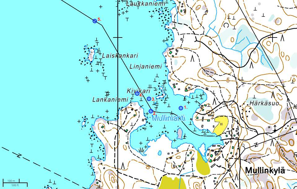 7. Monikeila-aineisto Aineiston tuotti Liikennevirastolle MeriTaito Oy:n 8. 9.8.2012. Luotausaineisto kattaa tutkittavan alueen hyvin.