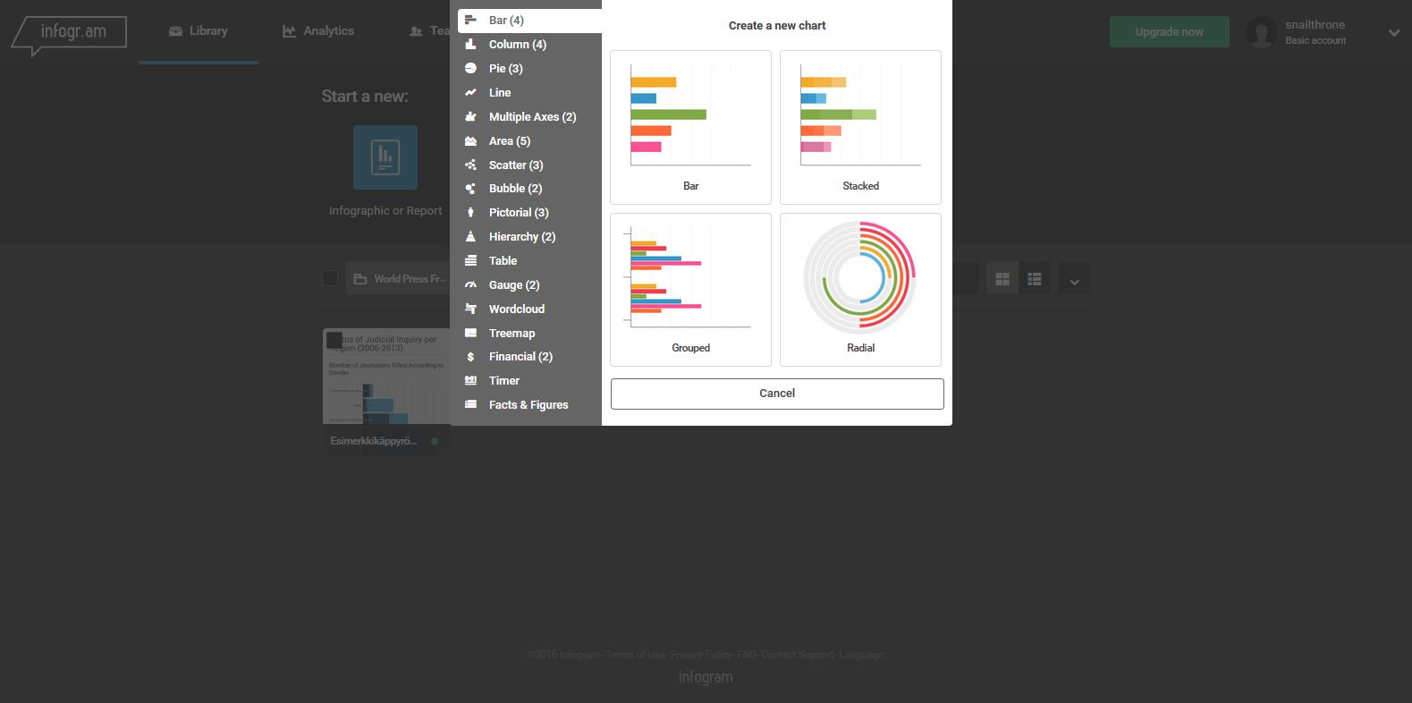 4.4. Let s Visualize Full infographics and simple chart and elements can be made with Infogr.am.
