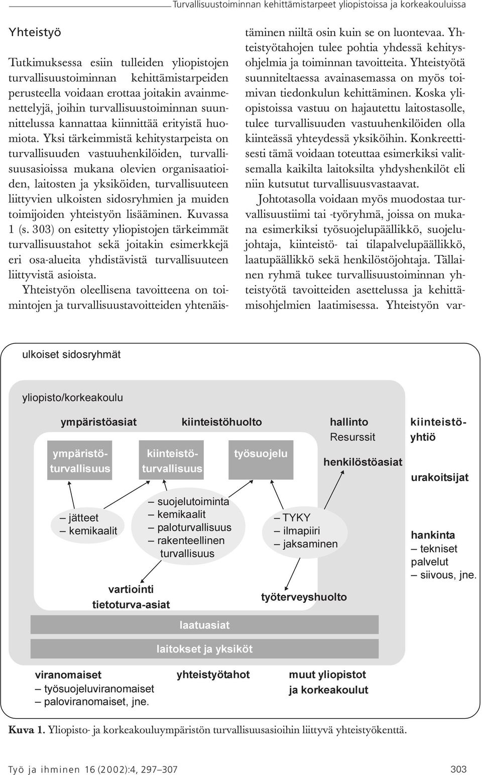 Yksi tärkeimmistä kehitystarpeista on turvallisuuden vastuuhenkilöiden, turvallisuusasioissa mukana olevien organisaatioiden, laitosten ja yksiköiden, turvallisuuteen liittyvien ulkoisten