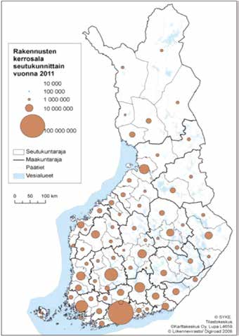 Rakennusvalvonnan alueellistaminen Polarisoituvan aluekehityksen vaikutus rakentamiseen on merkittävä, sillä vain noin 30 nykyisistä kunnista on muuttovoittokuntia.