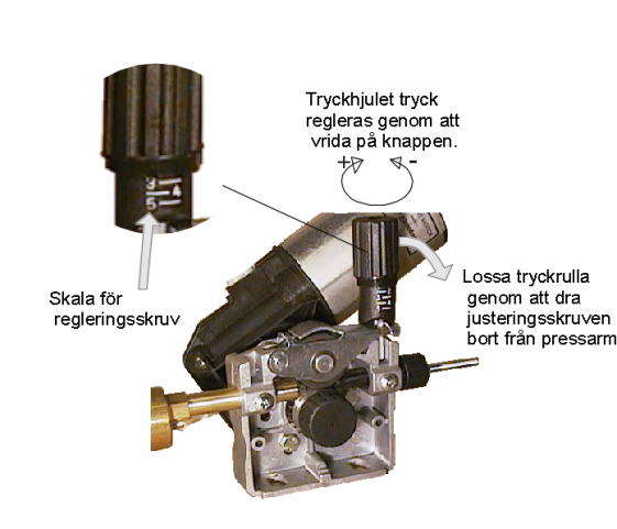 Bruksanvisning Blueweld 272 OBS! Om tryckregulator är felaktig stäng genast flaskventilen och minska på trycket via brännaren.