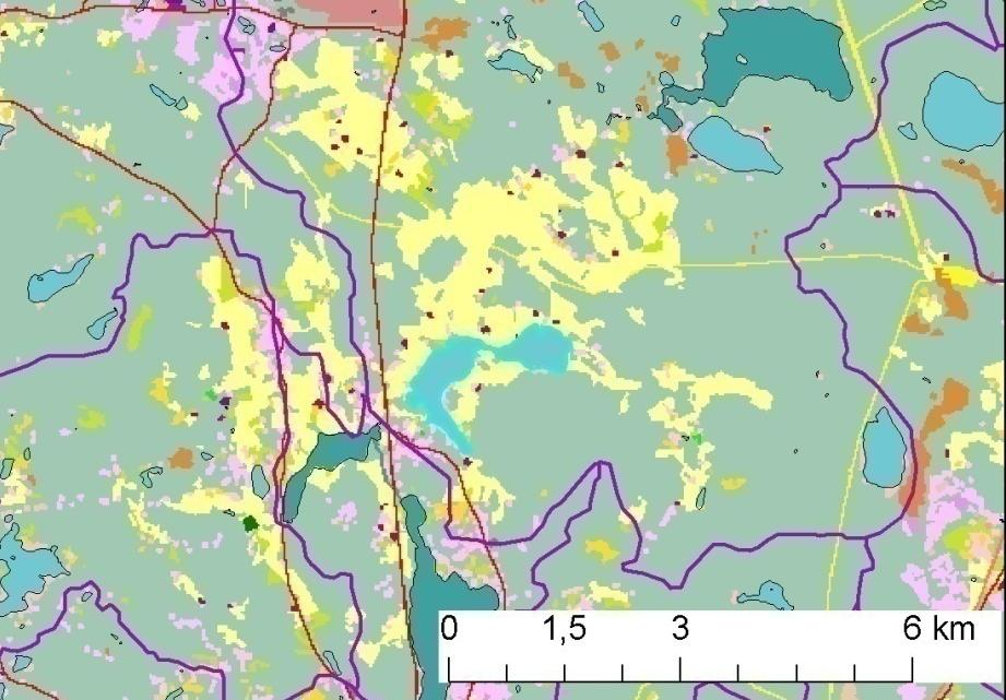 Lehesjärvi-Vähäjärvi Pieni humusjärvi (tyyppi 2, Ph) Tila tyydyttävä.