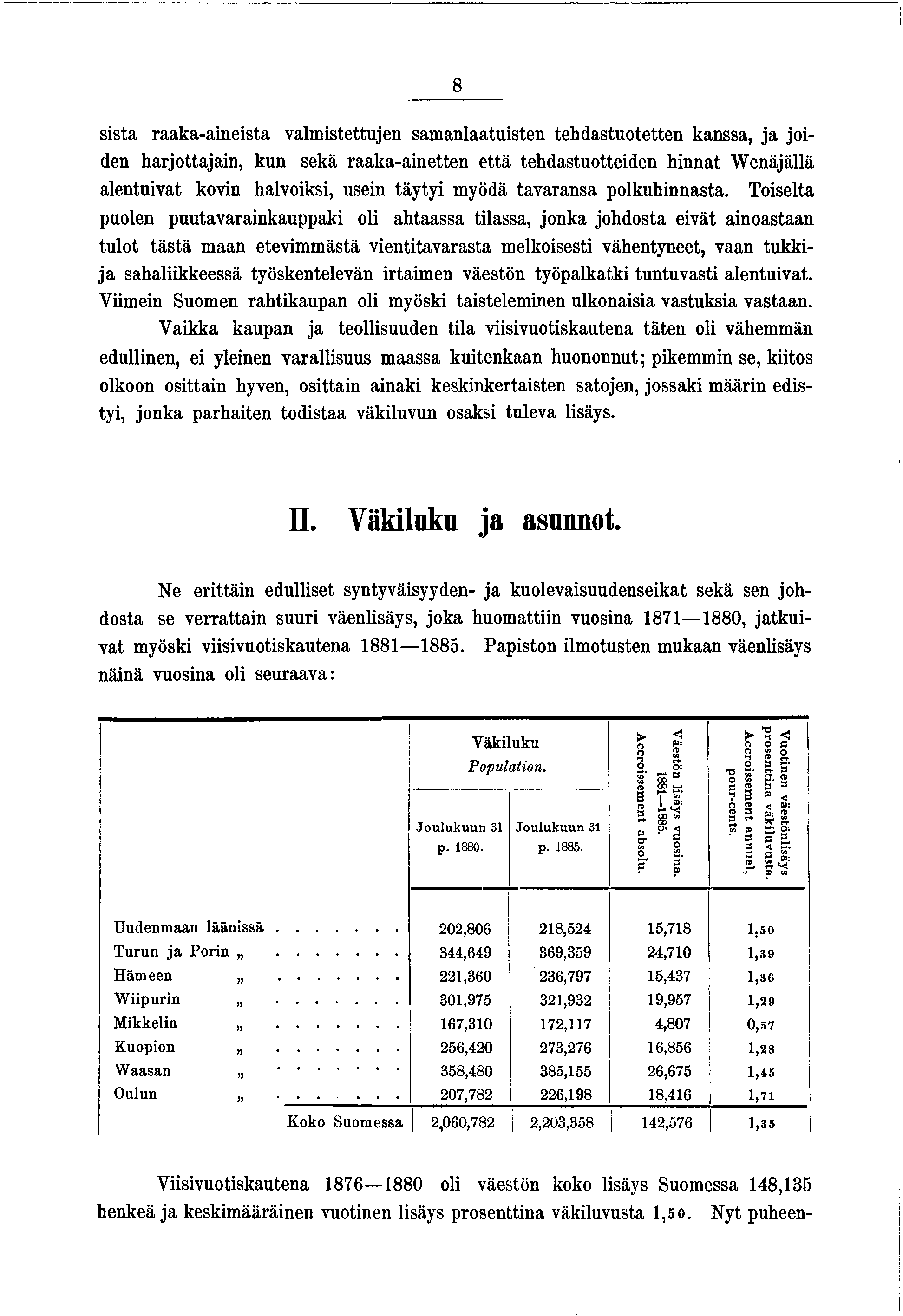 8 ssta raaka-anesta valmstettuen sam anlaatusten tehdastuotetten kanssa, a oden harottaan, kun sekä raaka-anetten että tehdastuotteden hnnat Wenäällä alentuvat kovn halvoks, usen täyty myödä