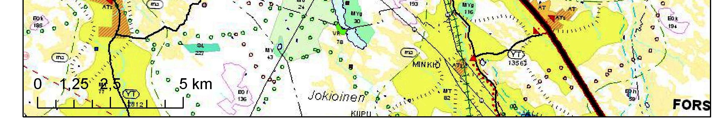 3. Nykyinen suunnittelutilanne 3.1 Kanta-Hämeen maakuntakaava (Humppila) Humppilan kunnan puolella on voimassa Kanta-Hämeen maakuntakaava (vahvistettu 28.9.2006).