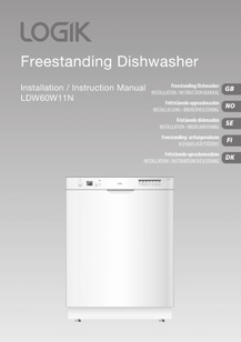 Power Delay /2 Load 3 in Intensive Normal Eco Rinse Glass Rapid Start Tak for købet af din nye Logik Freestanding opvaskemaskine Denne betjeningsvejledning vil hjælpe dig til korrekt og sikker brug.