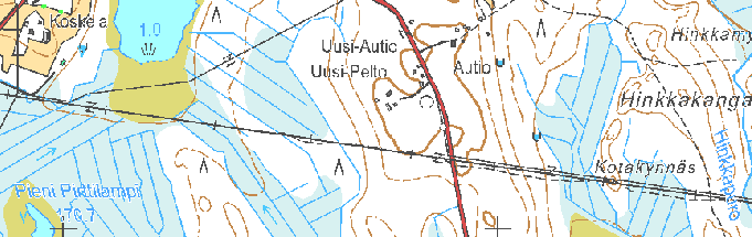 Rakennuskanta Lomarakennus Tuulivoimala Varjostus (real case, forest