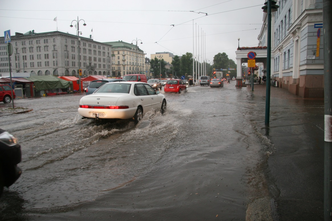 Swale study sites (imn Helsinki) selected based on site characteristics and representativeness Need for stormwater solutions Possibility to