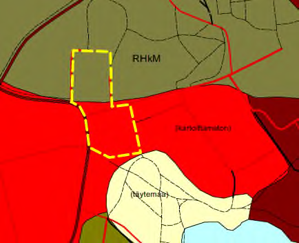 Kuva: Viistokuva suunnittelualueelta 3.2 Maaperä Maaperä korttelin 58 alueella on hiekkavaltaista reunamuodostumaa (RHkM).