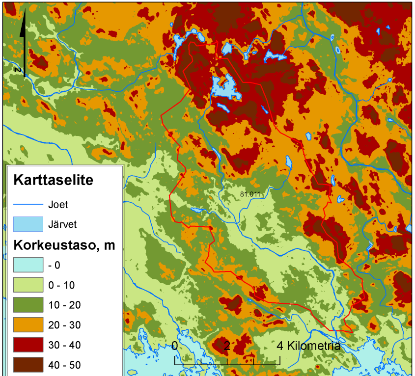 SYKE, Kaakkois-Suomen ELY-keskus; Maanmittauslaitos lupa nro 7/MML/10 SYKE, Kaakkois-Suomen ELY-keskus; Maanmittauslaitos lupa nro 7/MML/10; Affecto Finland Oy, Karttakeskus, Lupa L4659.