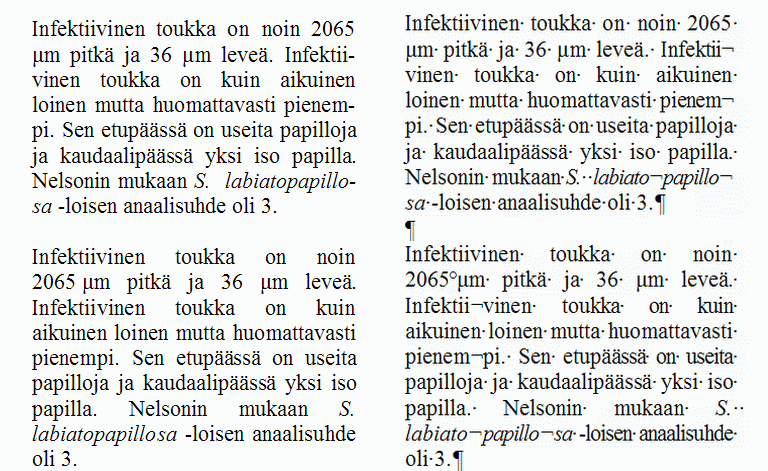 2. Pilkut, laadut, välimerkit yms. suomessa desimaalierotin on pilkku voi aiheuttaa ongelmia: keskiarvo, joka oli 5,4, osoittaa, että huom: Windowsissa määritelty desimaalierotin vaikuttaa esim.