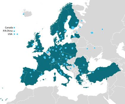 Esim. 3: Euroopan metsäinstituutti EFI was established in 1993 in Joensuu, Finland with the aim of enhancing international forest research and providing decision makers with unbiased forest-related