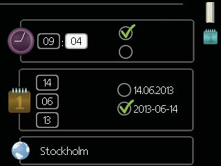 Käyttö Kohdistinta siirretään kiertämällä valitsinta oikealle tai vasemmalle. Merkityt kohdat ovat aina vaaleita ja/tai niissä on ylöskäännetty taite.