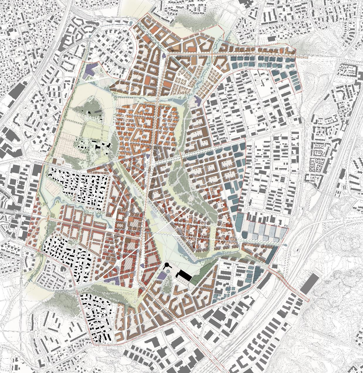 4 1. Johdanto Helsingin uudessa yleiskaavaehdotuksessa Malmin lentokentän on merkittävin uusi rakentamisalue. Alueelle laadittiin vuonna 2015 kaavarunko (kuva 1). Aluetta suunnitellaan n.