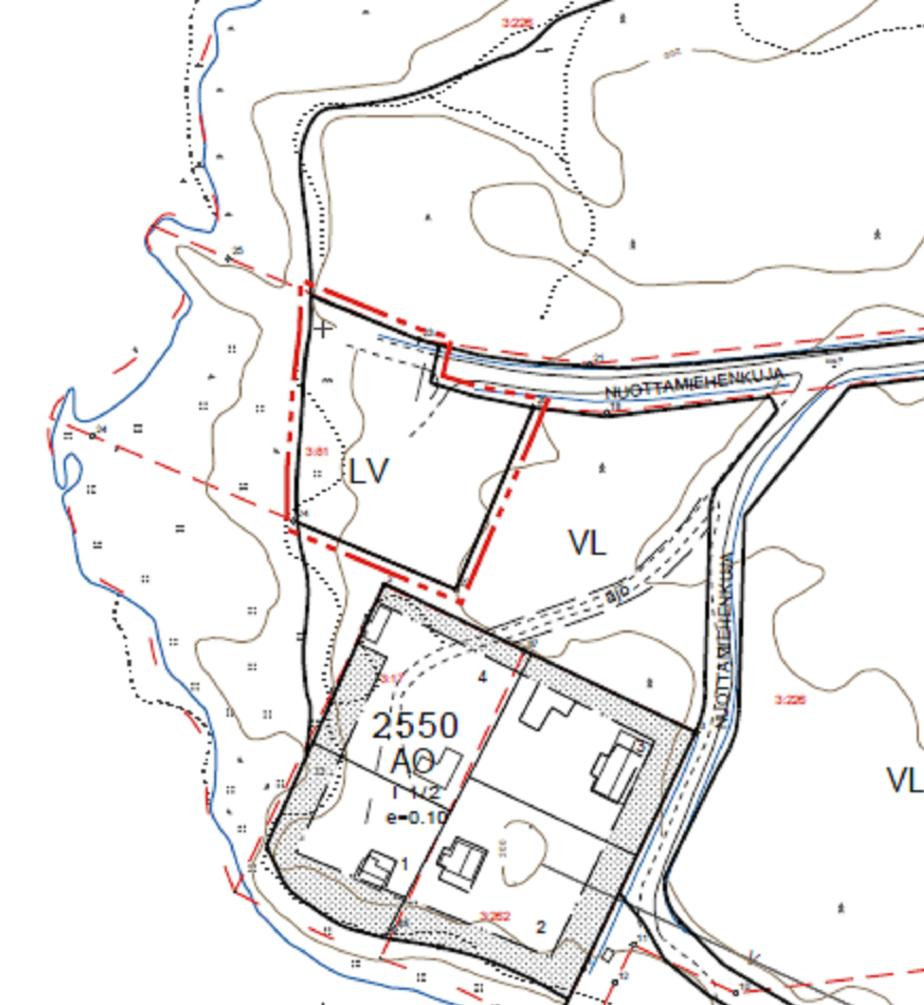 Rajavartioston alueen asemakaavan muuttaminen Alue on nykyisen asemakaavan korttelissa 317a varattu rajavartioston alueeksi.