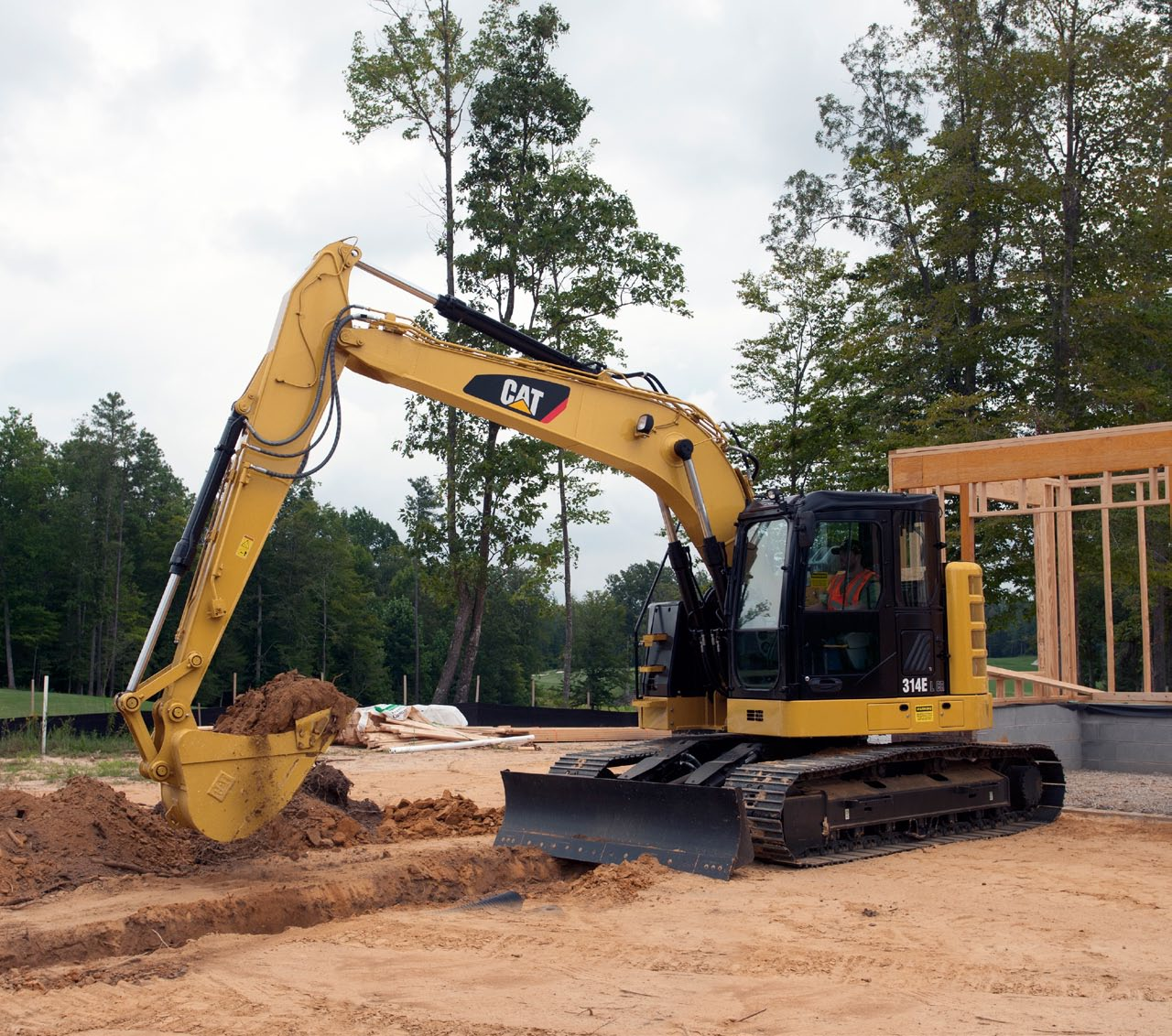 314E L CR Hydraulinen kaivukone Moottori Moottorimalli Cat C4.