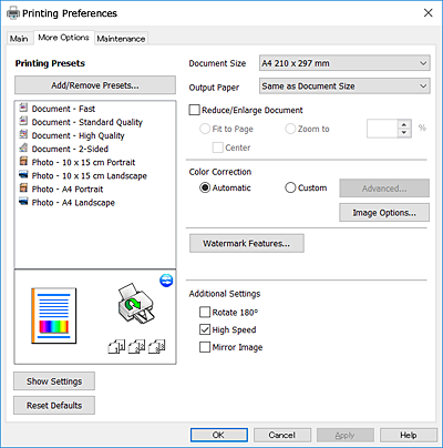 Verkkopalvelu- ja ohjelmistotiedot Windows-tulostinohjaimen opas Windows-tulostinohjaimelle on olemassa ohje.