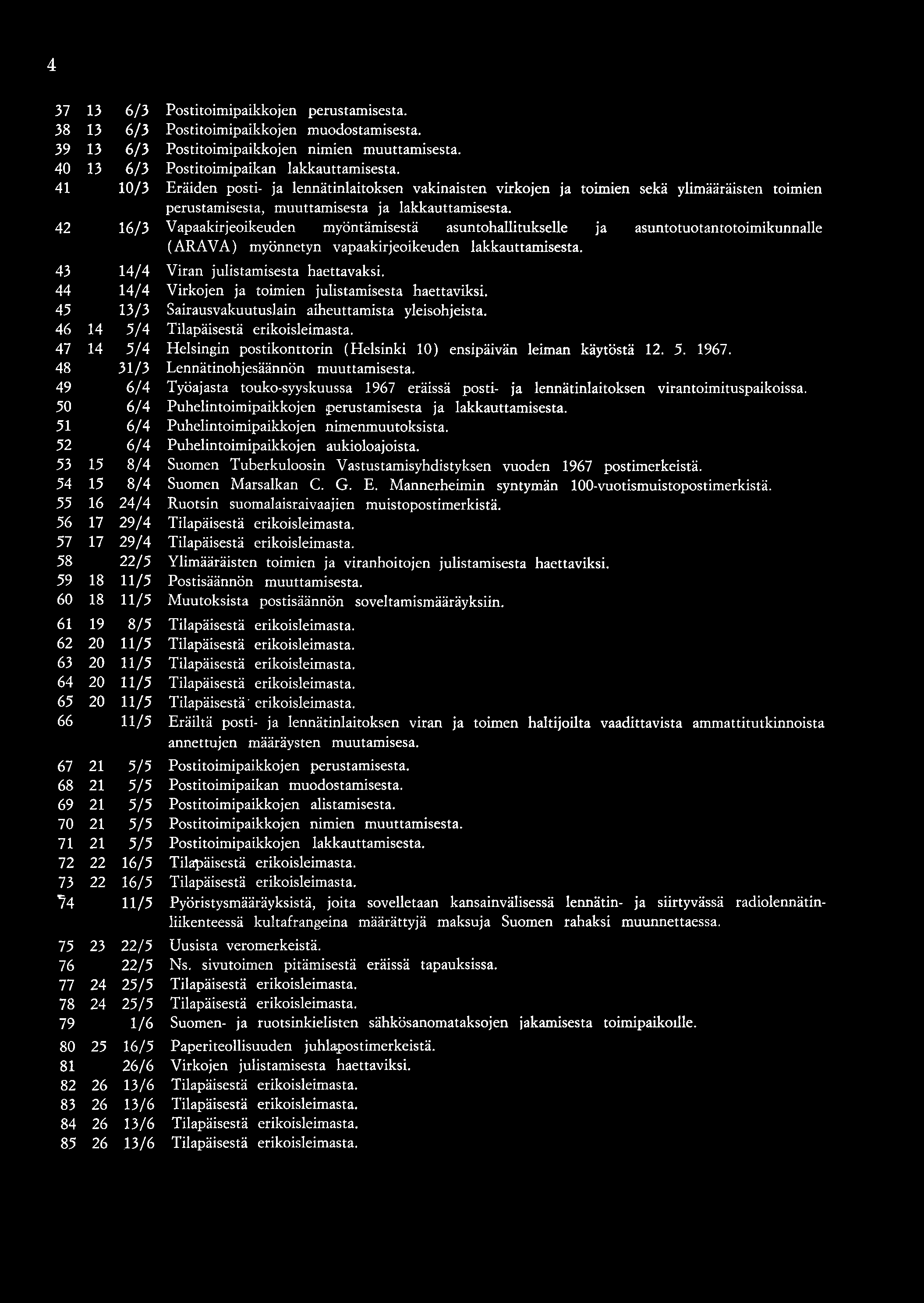 4 37 13 6 /3 38 13 6 /3 39 13 6 /3 40 13 6 /3 41 10/3 16/3 43 14/4 44 14/4 45 13/3 46 14 5 /4 47 14 5 /4 48 31/3 49 6 /4 50 6 /4 51 6 /4 52 6 /4 53 15 8 /4 54 15 8 /4 55 16 2 4 /4 56 17 2 9 /4 57 17