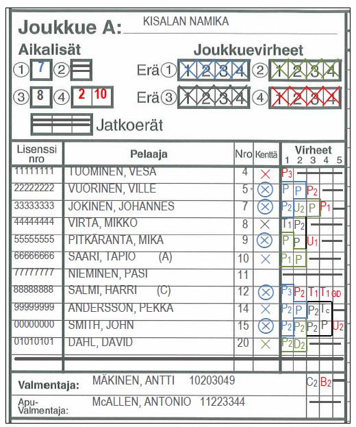 Viimeistään 10 min.