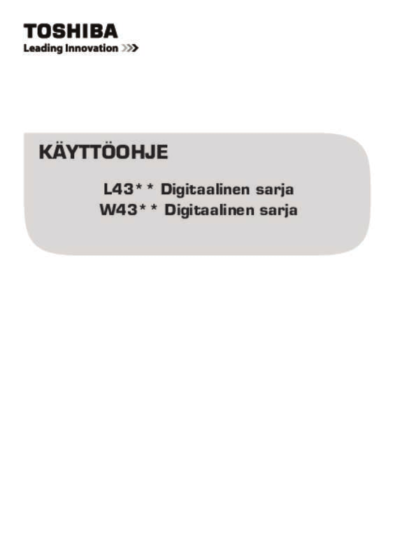 Voit lukea suosituksia käyttäjän oppaista, teknisistä ohjeista tai asennusohjeista tuotteelle TOSHIBA W4333.