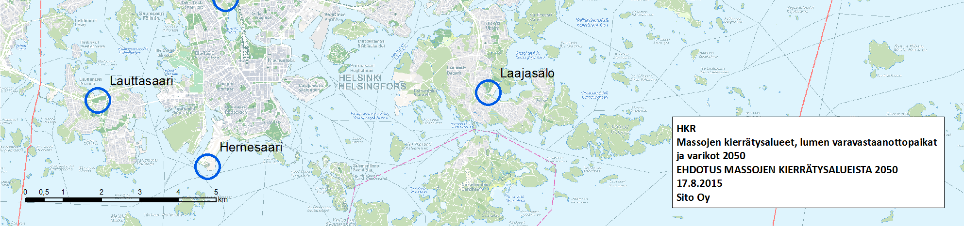 YLEISKAAVA MASSOJEN KIERRÄTYSALUEET,