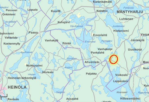 MÄNTYHARJUN KUNTA, WHD GÅRDIN RANTA-ASEMAKAAVA, luonnosvaihe 1 1 PERUS- JA TUNNISTETIEDOT 1.