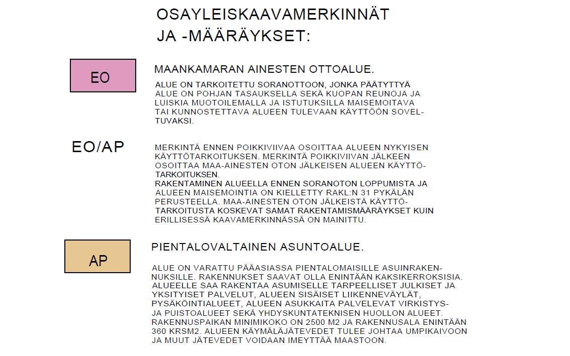 Ote Sasi-Mahnala-Laitila -osayleiskaavasta. Suunnittelualue punaisella rajattuna. 3.4. RAKENNUSJÄRJESTYS Hämeenkyrön rakennusjärjestys on hyväksytty kunnanvaltuustossa 17.12.2012 ja astunut voimaan 1.
