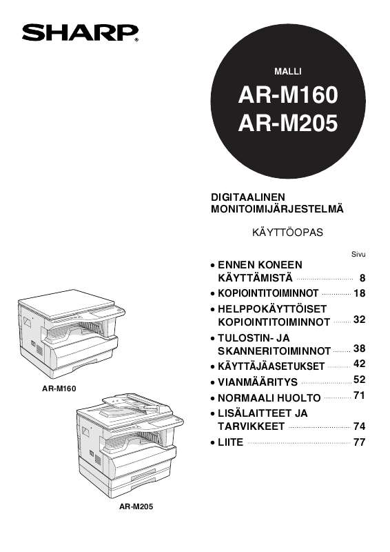 Voit lukea suosituksia käyttäjän oppaista, teknisistä ohjeista tai asennusohjeista tuotteelle.