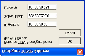 Verkkokäyttäjät IP-osoitteen, aliverkkopeitteen ja yhdyskäytävän asettaminen BRAdmin Professional - apuohjelman avulla (Vain Windows ) 1 Käynnistä BRAdmin Professional ja valitse TCP/IP.