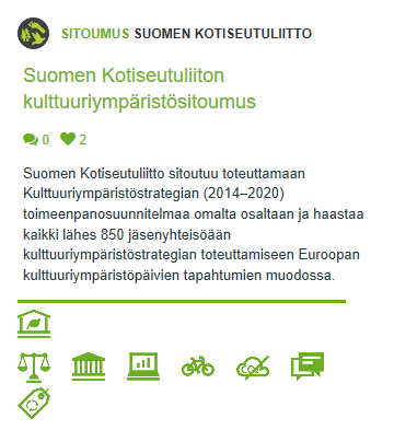 Kulttuuriympäristösitoumus Sitoumus2050.