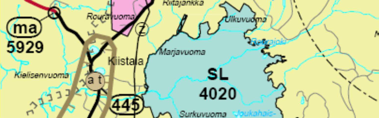 tää pääasiallista käyttötarkoitusta sanottavasti haittaamatta ja luonnetta muuttamatta myös muihin tarkoituksiin. Laajennusalueen länsipuolella kulkee moottorikelkkareitti.