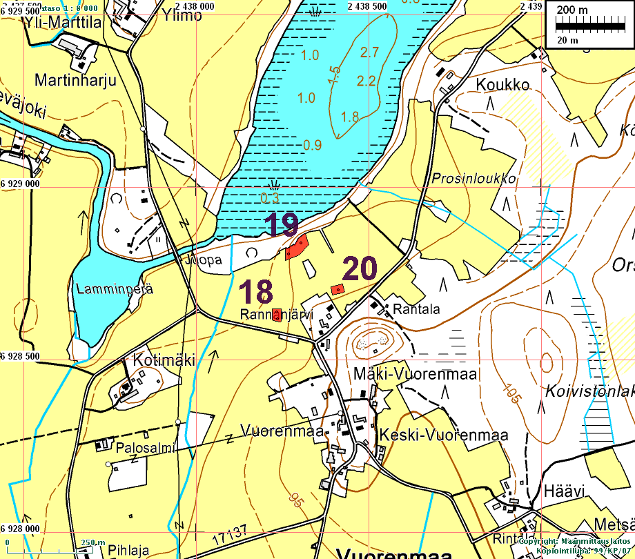 17 JALASJÄRVI 19 RANNANJÄRVI 2 Kartta: 2221 05 x: 6928 82 y: 2438 28 z: 91 ±1 m p: 6935 27 i: 3283 58 Löydöt: Jussila 2006 inventointi KM 36495:1, 2 g, 1 kpl, kvartsikaavin, Jussila T 2006, diar. 22.1.2007, Pyöreä retusoitu terä.