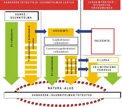 Kaavoituksessa kerätään yleensä aineistoa, jonka perusteella voidaan ratkaista, onko luonnonsuojelulain 65 :n mukainen Natura-arviointi tarpeen suunnitelman valmistelussa.