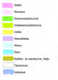 FCG Finnish Consulting Group Oy Raportti () H -P... aaperä ja topografia Joilaason aava-alueen ja lähivaluma-alueiden maaperä on pääasiassa savipitoista.