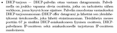 DHCP:n nelivaiheinen