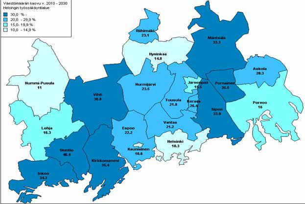 Uusia asuntoja 2500, joista 500 vuokraasuntoja Espoon kasvu, uudet palvelut ja tilat lisäävät myös käyttökustannuksia. Kaupungin toimintamenot kasvavat 4,1 prosenttia vuonna 2013.