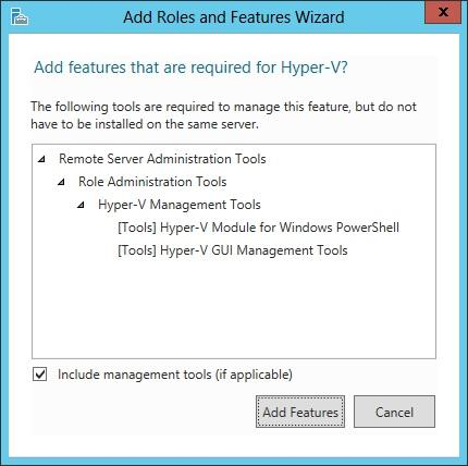 37 5.3 Hyper-V:n asennus ja hallinta Virtuaalikoneiden luomiseen ja hallintaan tarvitaan Hyper-V-rooli. Ensin avataan Server Manager ja valitaan Add Roles and Features.