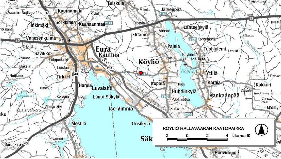 56 otetaan huomioon jätekeskuksen nykyiset rakennukset ja yhtenäinen ulkoasu. Hanke ei tule vaikuttamaan Köyliönjärven kulttuurimaisema-alueeseen tai alueen maisemakuvan muuttumiseen.