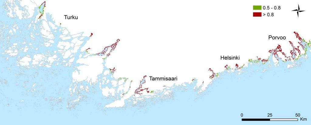 Makean veden kalojen poikastuotantoalueet