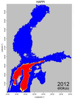 PÄÄALLAS HAPETTUU, SUOMENLAHTI KÄRSII Suolapulssi puskee edellään myrkyllistä, ravinnepitoista syvävettä, joka tappaa pohjaeliöitä
