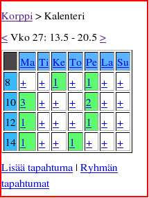 Julkinen Sovellussuunnitelma 0.3 Kuovi-projekti Kuva 5.