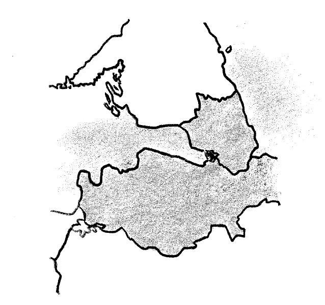 SUOMI Karjalankannas Laatokka Suomenlahti Pietari entinen INKERINMAA VIRO VENÄJÄ Kuva 1. Entisen Inkerimaan sijainti.