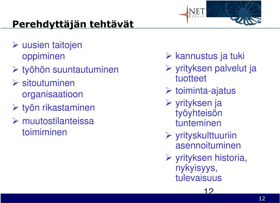 kannustus ja tuki yrityksen palvelut ja tuotteet toiminta-ajatus yrityksen ja