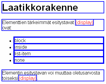 Esimerkki <!DOCTYPE HTML PUBLIC "-//W3C//DTD X HTML 1.1//EN" "http://www.w3.