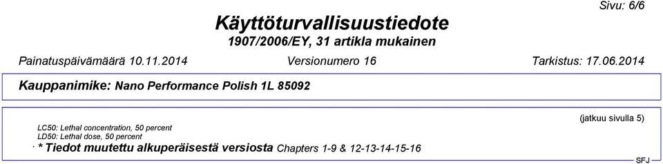 Tiedot muutettu alkuperäisestä versiosta