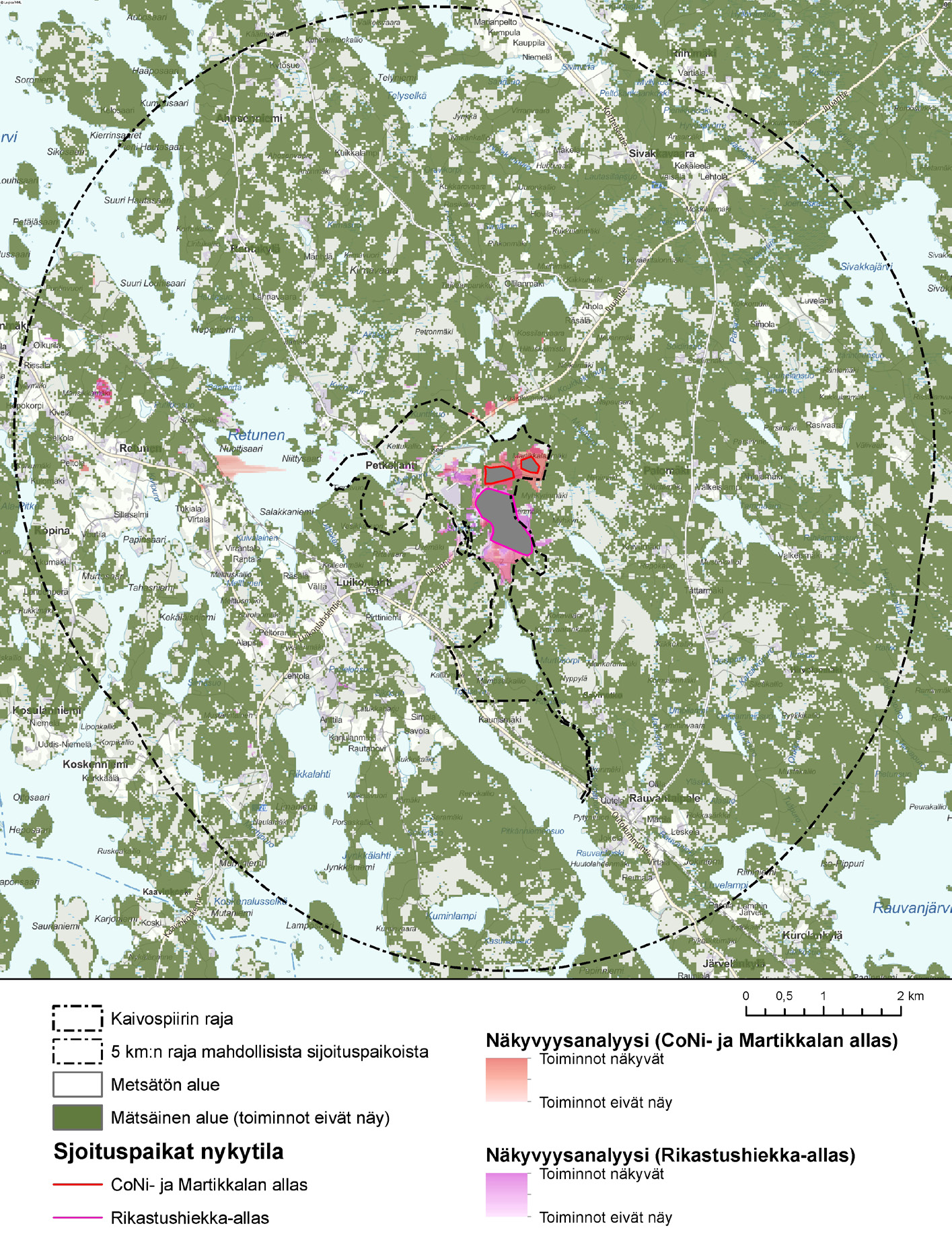 Arvokkaat maisema- ja kulttuuriympäristöalueet Hankealueen ympäristössä ei sijaitse valtakunnallisesti tai maakunnallisesti arvokkaita maisema- tai kulttuuriympäristöalueita.